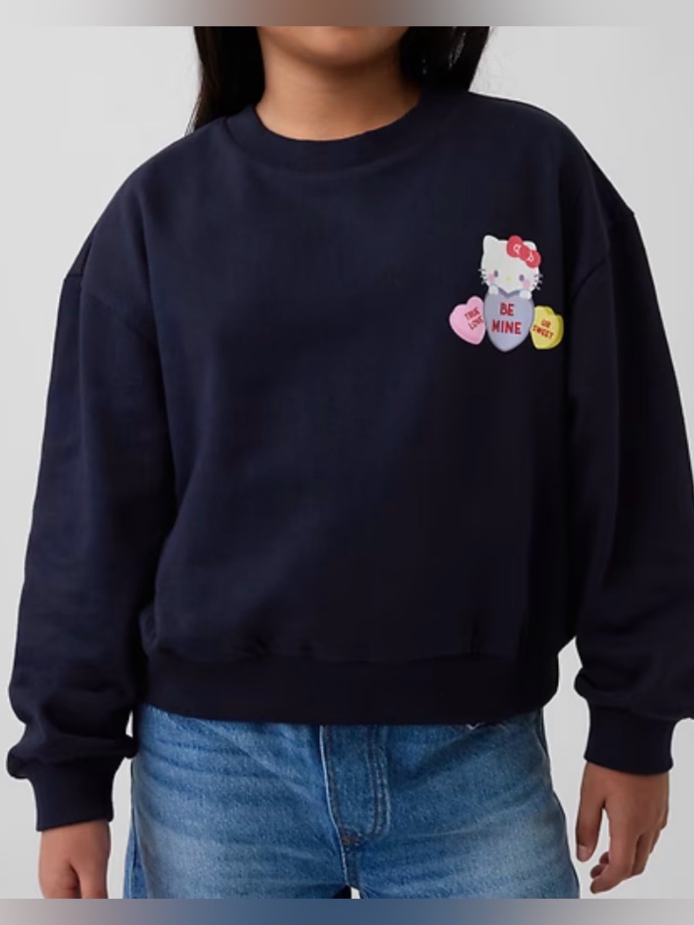 Gap Kids Hello kitty VintageSoft Dolman‎ Sweatshirt Size L/10